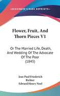 Flower, Fruit, And Thorn Pieces V1: Or The Married Life, Death, And Wedding Of The Advocate Of The Poor (1845)