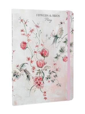 Flowers & Birds Peony A5 Notebook - 