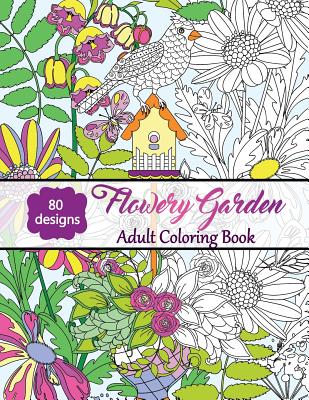 Flowery Garden-Adult Coloring Book - Camelia, Oancea