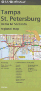 Folded Map Tampa / St. Pete FL Regional