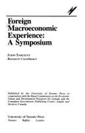 Foreign Macroeconomic Experience: A Symposium - Sargent, John (Editor)