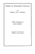 Forks of Elkhorn Church [Kentucky]. with Genealogies of Early Members