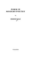 Form in Modern Poetry