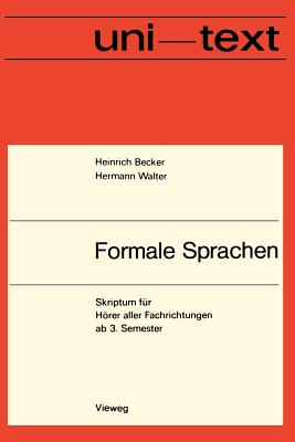 Formale Sprachen: Eine Einfuhrung - Becker, Heinrich