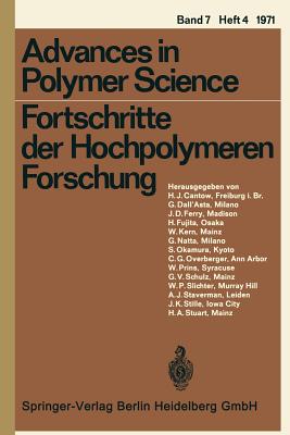 Fortschritte der Hochpolymeren Forschung - Cantow, H.-J., and Dall'Asta, G., and Ferry, J. D.