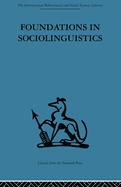 Foundations in Sociolinguistics: An ethnographic approach