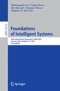 Foundations of Intelligent Systems: 26th International Symposium, ISMIS 2022, Cosenza, Italy, October 3-5, 2022, Proceedings