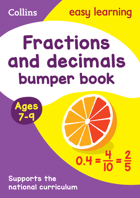 Fractions & Decimals Bumper Book Ages 7-9: Ideal for Home Learning - Collins Easy Learning
