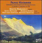 Franz Krommer: Sinfonia Concertante Op. 70; Clarinet Concerto, Op. 36