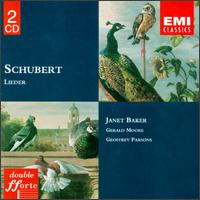 Franz Schubert: Lieder - Geoffrey Parsons (piano); Gerald Moore (piano); Janet Baker (mezzo-soprano)