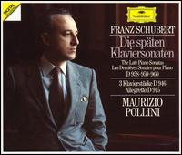 Franz Schubert: The Late Piano Sonatas - Maurizio Pollini (piano)