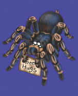 Free Hugs Tarantula Composition Notebook (Striped Zebra Knee Version): Cute Furry Little Spider Diary or Journal