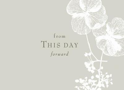 From This Day Forward: A Wedding Guest Book - Zadra, Dan (Compiled by)
