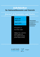 Frontiers in Evolutionary Economics: Themenheft 2+3/Bd. 234(2014) Jahrb?cher F?r Nationalkonomie Und Statistik