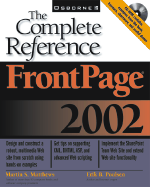 FrontPage 2002: The Complete Reference - Matthews, Martin S, and Poulsen, Erik B