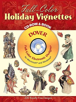 Full-Color Holiday Vignettes CD-ROM and Book - Dover Publications Inc