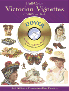 Full-Color Victorian Vignettes CD-ROM and Book
