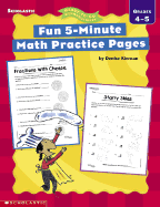 Fun 5-Minute Math Practice Pages: Grades 4-5