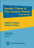 Function Theory of One Complex Variable - Greene, Robert Everist