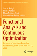 Functional Analysis and Continuous Optimization: In Honour of Juan Carlos Ferrando's 65th Birthday, Elche, Spain, June 16-17, 2022