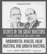 Fundamental Analysis, Value Investing and Growth Investing: Secrets of the Great Investors