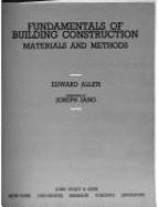 Fundamentals of Building Construction: Materials and Methods - Allen, Edward, Aia, and Iano, Joseph (Photographer)