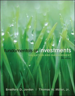 Fundamentals of Investments - Jordan, Bradford D, Professor