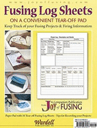 Fusing Log Sheets: 25 Pre-Printed Sheets on a Convenient Tear-Off Pad
