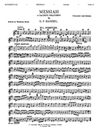 G. F. Handel: Messiah: Second Violin (Edited By Watkins Shaw)