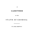 Gazetteer of the State of Georgia