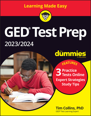 GED Test Prep 2023 / 2024 for Dummies with Online Practice - Collins, Tim
