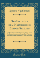 Gem?hlde aus dem Naturreiche Beyder Sicilien: Gr?tentheils aus der Reise des Abtes Lazarus Spallanzani nach Jenen Gegenden, ?bersetzt und mit Anmerkungen und Einem Anhange (Classic Reprint)