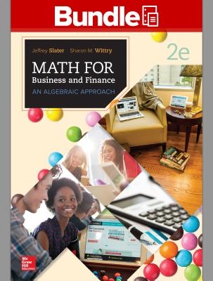Gen Combo Looseleaf Business Math & Finance; Connect Access Card - Slater, Jeffrey, and Wittry, Sharon M