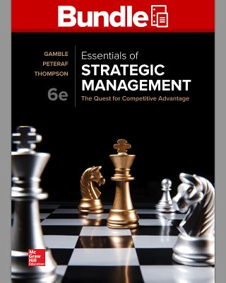 Gen Combo Looseleaf Essentials of Strategic Management; Connect Access Card - Gamble, John E