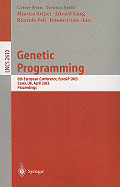 Genetic Programming: 6th European Conference, Eurogp 2003, Essex, UK, April 14-16, 2003. Proceedings