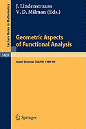Geometric Aspects of Functional Analysis: Israel Seminar (Gafa) 1986-87