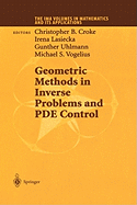 Geometric Methods in Inverse Problems and PDE Control