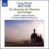 Georg Wenzel Ritter: Six Quartets for Bassoon and Strings - Alberto Martini (violin); Davide Zaltron (viola); I Virtuosi Italiani; Paolo Carlini (bassoon); Piero Bosna (cello)
