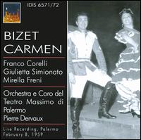 Georges Bizet: Carmen - Enzo Viaro (vocals); Franco Corelli (vocals); Giangiacomo Guelfi (vocals); Giulietta Simionato (vocals);...