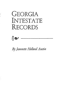 Georgia Intestate Records - Austin, Jeannette Holland