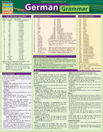 German Grammar: Quickstudy Laminated Reference Guide