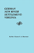 German New River Settlement: Virginia