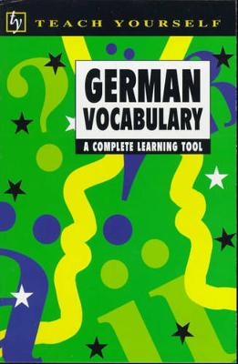 German Vocabulary - Fiedler, Susan