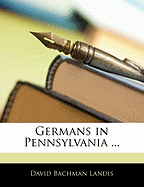 Germans in Pennsylvania
