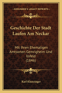 Geschichte Der Stadt Laufen Am Neckar: Mit Ihren Ehemaligen Amtsorten Gemrigheim Und Ilsfeld (1846)