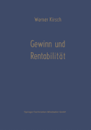 Gewinn Und Rentabilitat