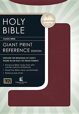 Giant Print Classic Reference Bible-KJV-Center Column - Nelsonword (Creator)