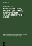 Gibt Es Gesteine, Die Fur Bestimmte Erdperioden Charakteristisch Sind?