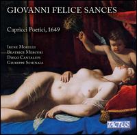 Giovanni Felice Sances: Capricci Poetici, 1649 - Beatrice Mercuri (mezzo-soprano); Diego Cantalupi (archlute); Giuseppe Schinaia (harpsichord); Irene Morelli (soprano)