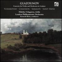 Glazounov: Concerto for Violin and Orchestra in A minor; Tchaikovsky, Chausson, Sarasate, Saint-Sens - Hideko Udagawa (violin); London Philharmonic Orchestra; Kenneth Klein (conductor)